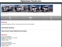 Tablet Screenshot of m.stykemaintrucks.com